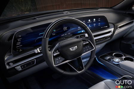 Cadillac Lyriq 2023, multimedia display
